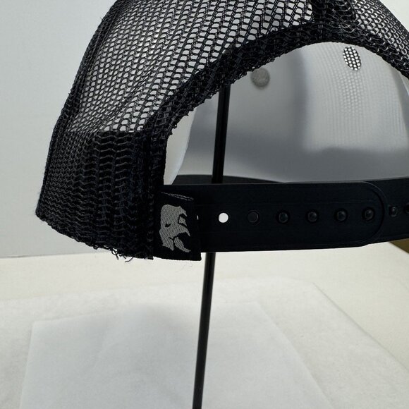 The Normal Brand Heritage Compass Logo Trucker Hat Black Adjustable Mesh Back OS - Picture 7 of 10